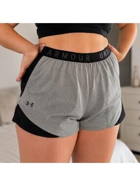 🖤 Under Armour High Waist Shorts Flattering Fit